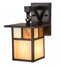 Meyda White 194877 - 6.5&#34;Wide Hyde Park &#34;T&#34; Mission Wall Sconce