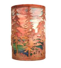 Meyda White 19735 - 12&#34; Wide Tall Pines Wall Sconce