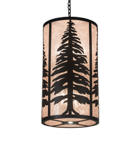 Meyda White 197428 - 18&#34; Wide Tall Pines Pendant