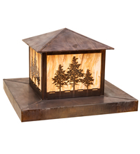 Meyda White 199845 - 36&#34; Square Tamarack Pier Mount