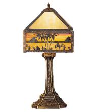 Meyda White 200209 - 19.5&#34; Wide Camel Mission Accent Lamp