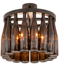 Meyda White 202857 - 19&#34; Wide Tuscan Vineyard 16 Wine Bottle Chandelier
