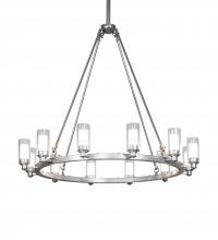 Meyda White 203297 - 46" Wide Loxley Cayuga 12 Light Chandelier