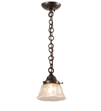 Meyda White 203680 - 7.5&#34; Wide Revival Summer Wheat Mini Pendant