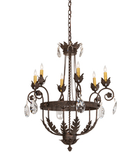 Meyda White 204681 - 26&#34; Wide Antonia 6 Light Chandelier