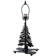 Meyda White 20491 - 14&#34;H Tall Pines W/Lighted Base Table Base