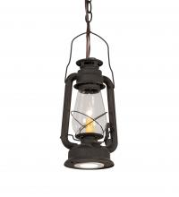 Meyda White 212895 - 7&#34; Wide Miners Lantern Mini Pendant