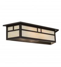 Meyda White 214574 - 28&#34; Wide Hyde Park Double Bar Mission Vanity Light