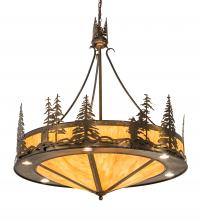 Meyda White 215185 - 40&#34; Wide Tall Pines Inverted Pendant