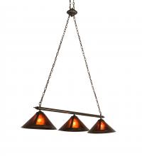 Meyda White 217893 - 60&#34; Long Sutter 3 Light Island Pendant