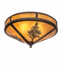 Meyda White 217917 - 20&#34; Wide Tamarack Flushmount