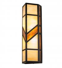 Meyda White 218919 - 7&#34; Wide Santa Fe Wall Sconce