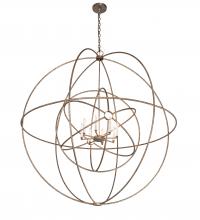 Meyda White 219211 - 60" Wide Atom Enerjisi 8 Light Chandelier