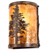 Meyda White 219235 - 5&#34; Wide Tamarack Wall Sconce