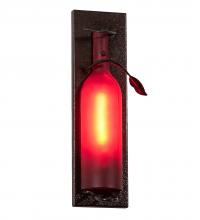Meyda White 220029 - 5&#34; Wide Tuscan Vineyard Wine Bottle Wall Sconce