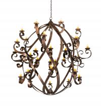 Meyda White 221488 - 100&#34; Wide Caliope 32 Light Chandelier