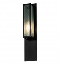 Meyda White 221673 - 6&#34; Wide Quadrato Diamond Wall Sconce