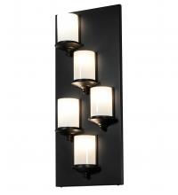 Meyda White 222730 - 14&#34; Wide Octavia Wall Sconce