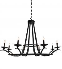 Meyda White 225442 - 48&#34; Wide Octavia 8 Light Chandelier