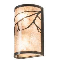 Meyda White 225750 - 6&#34; Wide Branches Wall Sconce