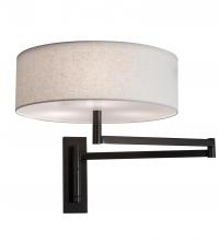 Meyda White 228503 - 30&#34; Wide Cilindro Textrene Wall Sconce