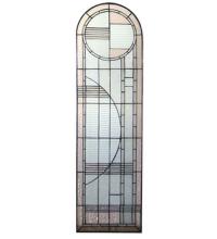 Meyda White 22869 - 15&#34;W X 54&#34;H Arc Deco Right Sided Stained Glass Window