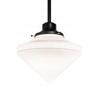 Meyda White 229360 - 14&#34; Wide Revival Schoolhouse Pendant