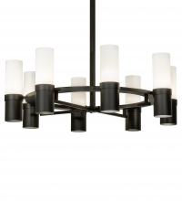 Meyda White 233588 - 62&#34; Wide Farmington 8 Light Chandelier