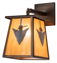 Meyda White 233602 - 9&#34; Wide Arrowhead Wall Sconce