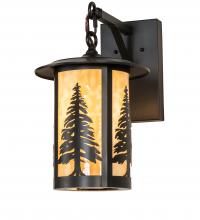 Meyda White 233622 - 10&#34; Wide Fulton Tall Pines Wall Sconce