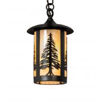 Meyda White 235316 - 8&#34; Wide Fulton Tall Pines Mini Pendant