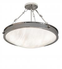 Meyda White 235343 - 20&#34; Wide Dionne Inverted Pendant