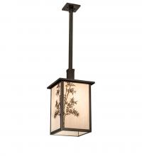 Meyda White 236275 - 12&#34; Square Hyde Park Bambuseae Pendant