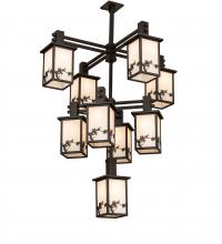 Meyda White 236281 - 40&#34; Wide Hyde Park Apple Branch 9 Light Chandelier