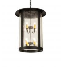 Meyda White 236791 - 24&#34; Wide Fulton Prime Lantern Pendant