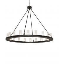 Meyda White 238641 - 60&#34; Wide Loxley 20 Light Chandelier