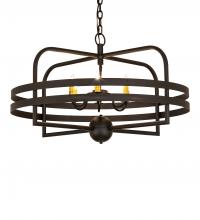 Meyda White 239586 - 32&#34; Wide Aldari 6 Light Chandelier