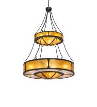 Meyda White 240509 - 46&#34; Wide Kleba Two Tier Pendant