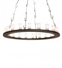 Meyda White 240760 - 60&#34; Wide Loxley Angler 20 Light Chandelier