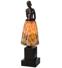 Meyda White 24085 - 16"H Silhouette Jayne Swayne Accent Lamp