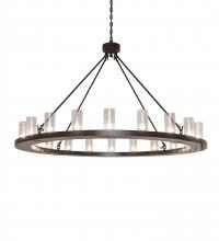 Meyda White 241063 - 60&#34; Wide Loxley 20 Light Chandelier