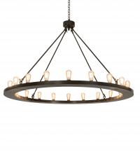 Meyda White 241212 - 60&#34; Wide Loxley 20 Light Chandelier