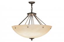 Meyda White 242524 - 30&#34; Wide Madison Inverted Pendant