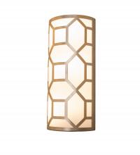 Meyda White 244130 - 8&#34; Wide Cilindro Mosaic Wall Sconce