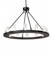 Meyda White 244280 - 42&#34; Wide Loxley 12 Light Chandelier