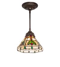 Meyda White 244867 - 8&#34; Wide Middleton Mini Pendant