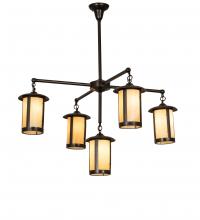 Meyda White 245693 - 42&#34; Wide Fulton Prime 5 Light Chandelier