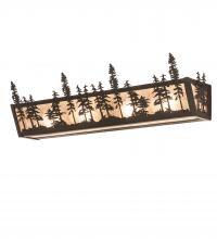 Meyda White 247190 - 30&#34; Wide Tall Pines Vanity Light