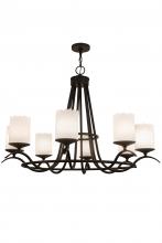 Meyda White 247296 - 48" Wide Octavia 8 Light Chandelier