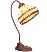 Meyda White 247793 - 18&#34; High Topridge Desk Lamp